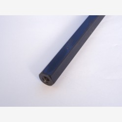 Spacer rod, 17 mm hex, 390 mm, threaded